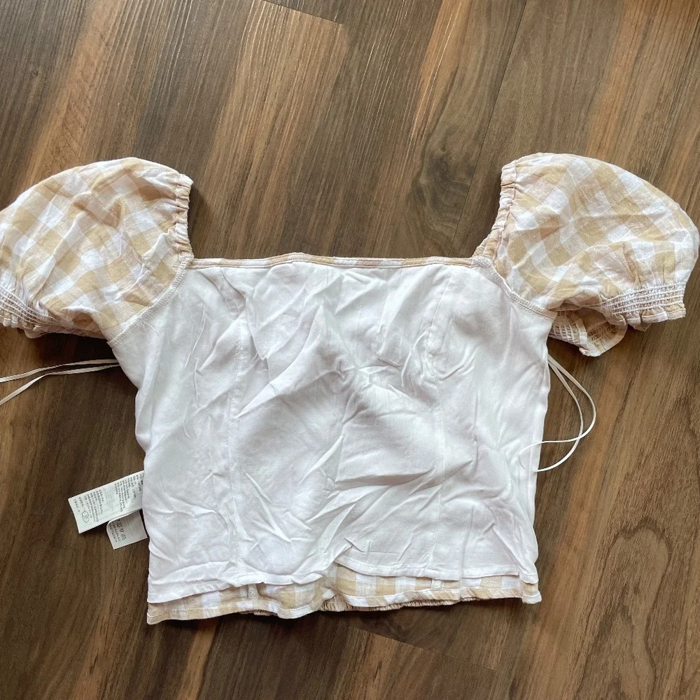 A&F Linen Top - Picture 3 of 5